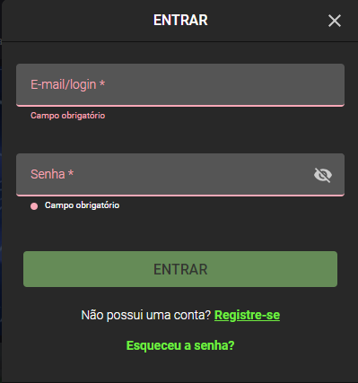 login no luva bet