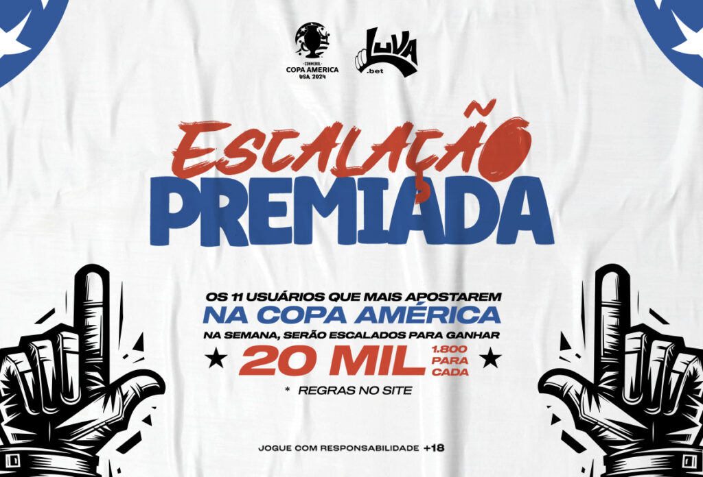 Copa América 2024: Confira os vencedores da promoção Escalação Premiada do Luva.bet