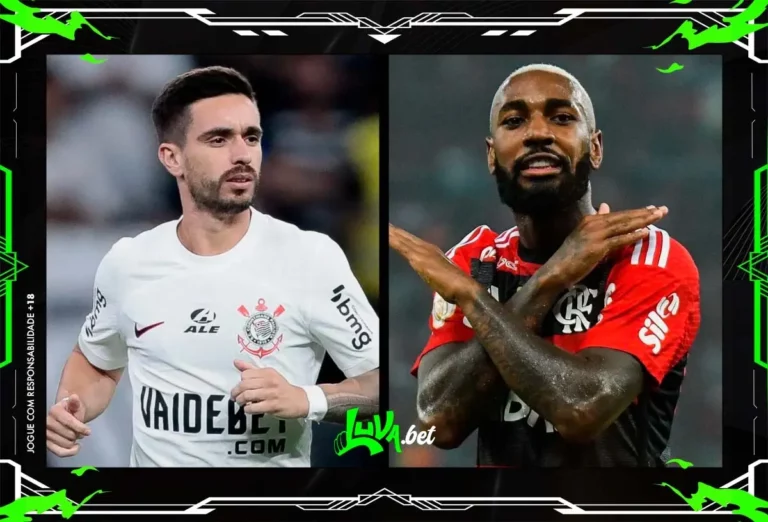 Corinthians x Flamengo (Imagem: Blog do Luva.Bet)