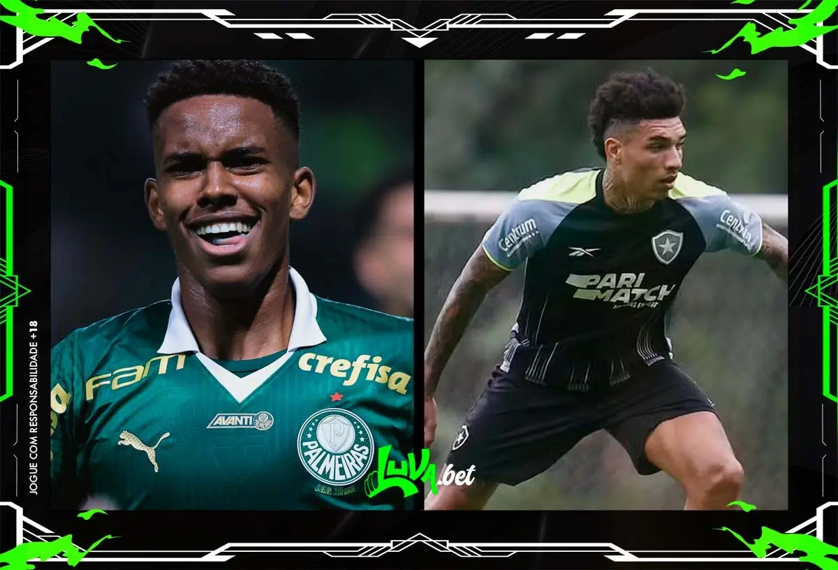 Palmeiras x Botafogo (Imagem: Blog do Luva.Bet)