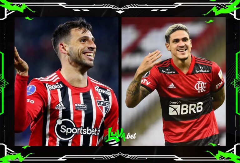 São Paulo x Flamengo (Imagem: Blog do Luva.Bet)